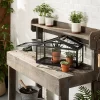 9" Wide Rectangular Metal & Glass Terrarium Black - Hearth & Hand™ With Magnolia -Home Decor Store GUEST d26465cb f952 4160 97c3 543670e5aba1
