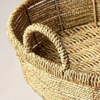 20" Woven Decorative Tray - Hearth & Hand™ With Magnolia 5 20" Woven Decorative Tray - Hearth & Hand™ With Magnolia - Image 3