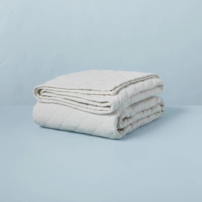 Diamond Stripe Matelassé Quilt - Hearth & Hand™ With Magnolia 4 Diamond Stripe Matelassé Quilt - Hearth & Hand™ With Magnolia - Image 2