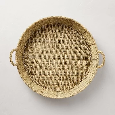 20" Woven Decorative Tray - Hearth & Hand™ With Magnolia 4 20" Woven Decorative Tray - Hearth & Hand™ With Magnolia - Image 2