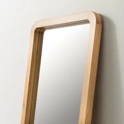 71" Standing Wood Framed Mirror Natural - Hearth & Hand™ With Magnolia 7 71" Standing Wood Framed Mirror Natural - Hearth & Hand™ With Magnolia -Home Decor Store GUEST e224f3e2 efc0 43fb bbda e0785d1b6849