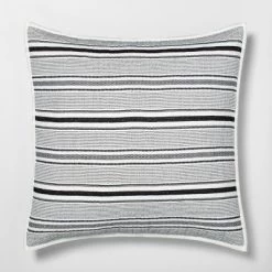 Textured Stripe Pillow Sham Dark Gray/Cream - Hearth & Hand With Magnolia 11 Textured Stripe Pillow Sham Dark Gray/Cream - Hearth & Hand With Magnolia -Home Decor Store GUEST e5d23bbb adcc 4d87 a960 dc48647436f7