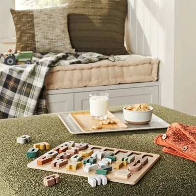 Toy Alphabet Peg Puzzle - 28pc - Hearth & Hand™ With Magnolia 3 Toy Alphabet Peg Puzzle - 28pc - Hearth & Hand™ With Magnolia
