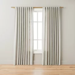 Heathered Slub Curtain Panel - Hearth & Hand™ With Magnolia -Home Decor Store GUEST e709b5d2 ea46 4acf 9a7b 2d00440fd753