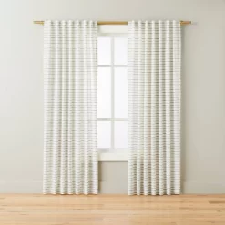 Blanket Stitch Curtain Panel Dark Gray/Cream - Hearth & Hand™ With Magnolia 11 Blanket Stitch Curtain Panel Dark Gray/Cream - Hearth & Hand™ With Magnolia -Home Decor Store GUEST e8962afc 09d7 4b24 8546 b1d44420a887