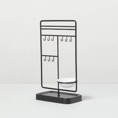 Jewelry Organization Stand Matte Black - Hearth & Hand™ With Magnolia 4 Jewelry Organization Stand Matte Black - Hearth & Hand™ With Magnolia - Image 2