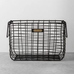 Wire Storage Basket Black - Hearth & Hand™ With Magnolia -Home Decor Store GUEST efe86eae 04b3 4a40 b0c6 ffcdb651f04d