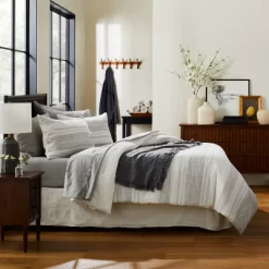 3pc Heathered Stripe Comforter Bedding Set - Hearth & Hand™ With Magnolia 7 3pc Heathered Stripe Comforter Bedding Set - Hearth & Hand™ With Magnolia -Home Decor Store GUEST f5d6068f c55f 4043 923f e6673cd682bd