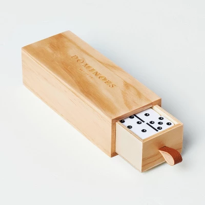 Dominoes Game Set 28pc - Hearth & Hand™ With Magnolia 4 Dominoes Game Set 28pc - Hearth & Hand™ With Magnolia - Image 2
