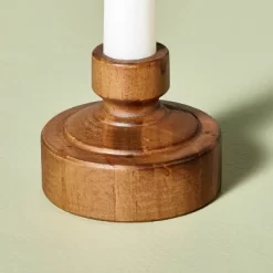 7"x3" Flameless Christmas Window Candle With Wood Base - Hearth & Hand™ With Magnolia -Home Decor Store GUEST ffd6975e 2146 4e21 8ea0 9c4d357bd4f0